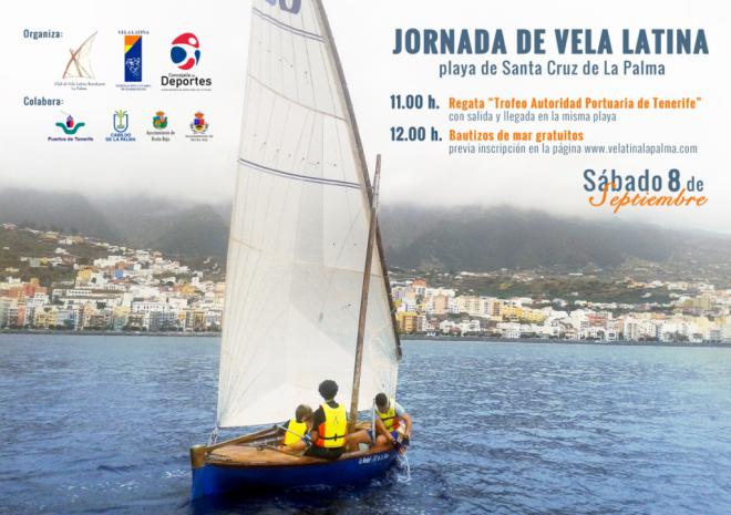 Jornada de vela latina en la playa de Santa Cruz de La Palma