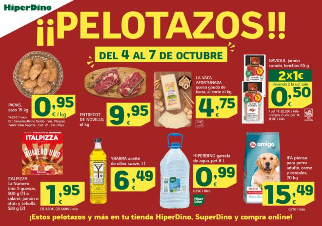 HiperDino baja aún más sus precios con sus nuevos ‘pelotazos’