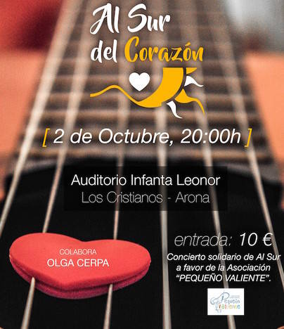 Los Cristianos acoge este domingo el concierto solidario “Al Sur del Corazón”