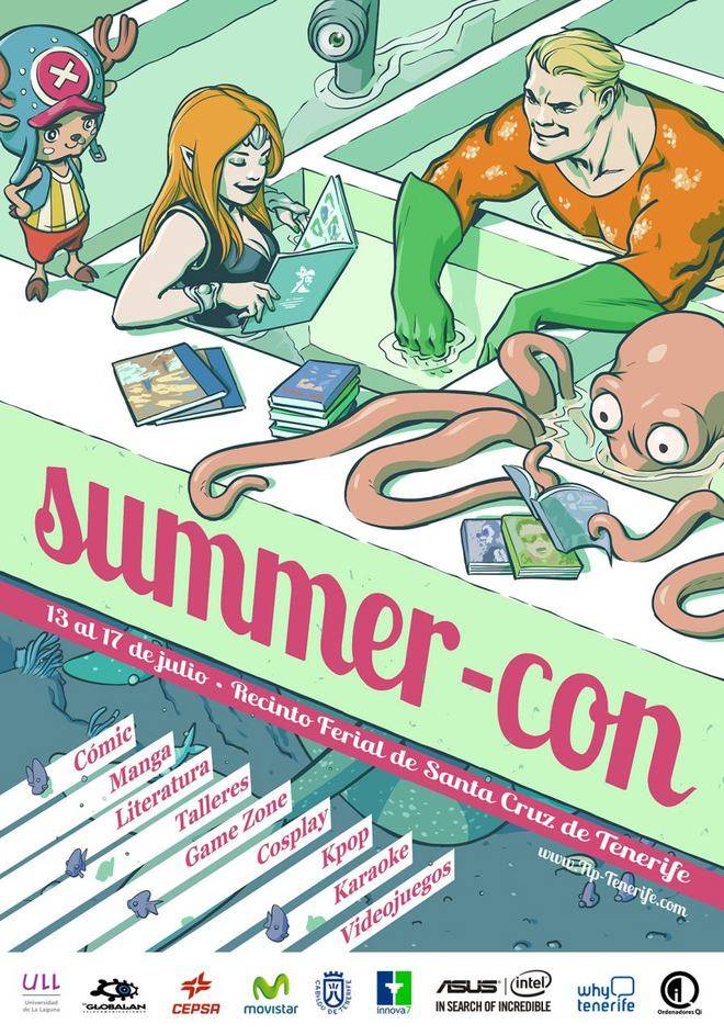 David López, historietista de Marvel, dibuja el cartel de la zona Summer-Con