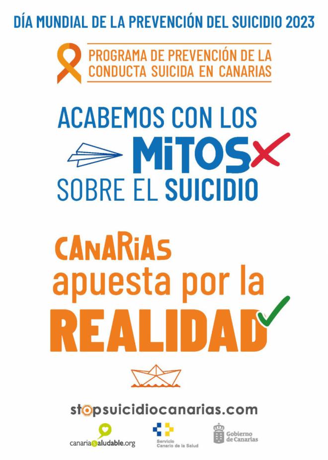 Sanidad pone en marcha una campaña y una web de prevención de la conducta suicida en Canarias