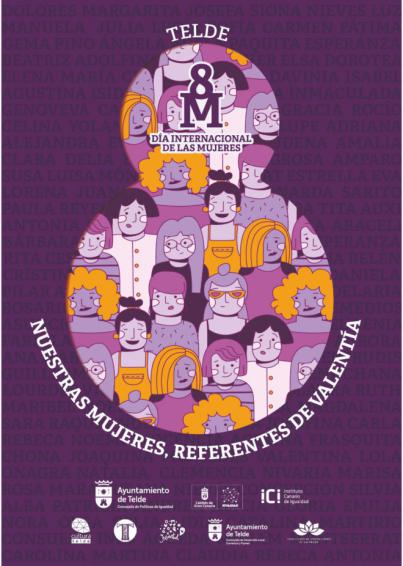 Telde sitúa a sus mujeres como iconos de valentía en la campaña para conmemorar el Día Internacional de las Mujeres