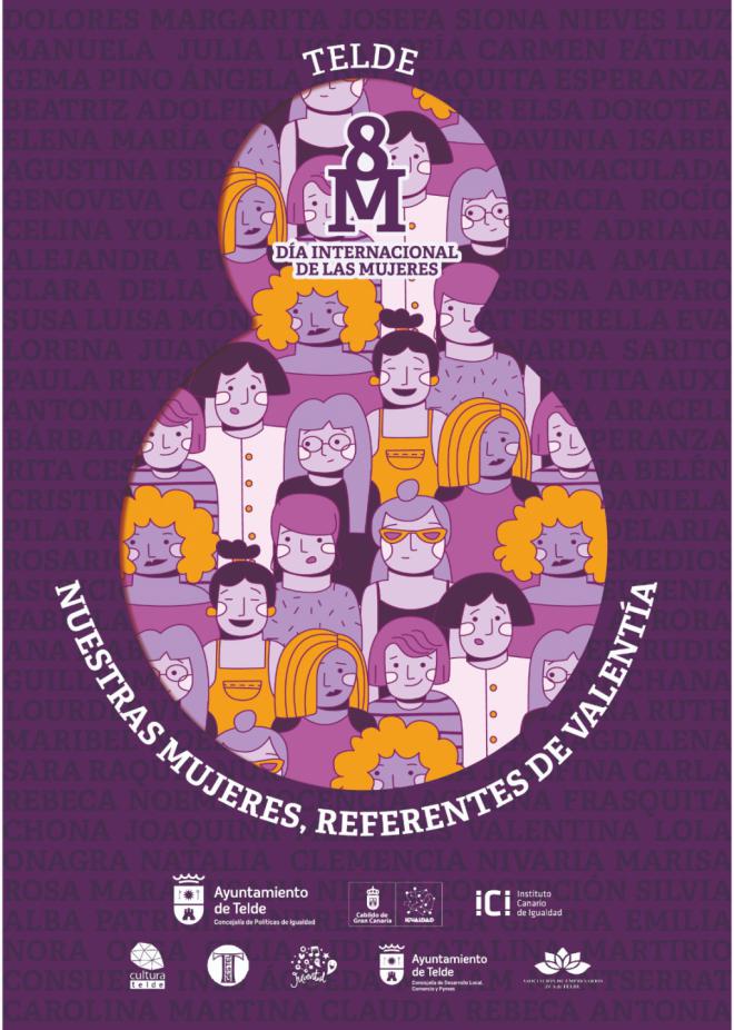 Telde sitúa a sus mujeres como iconos de valentía en la campaña para conmemorar el Día Internacional de las Mujeres