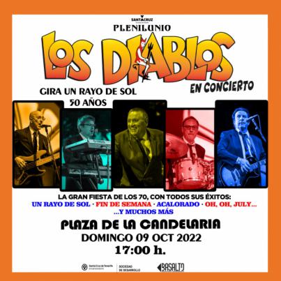 Actuacion estelar de LOS DIABLOS en Plenilunio