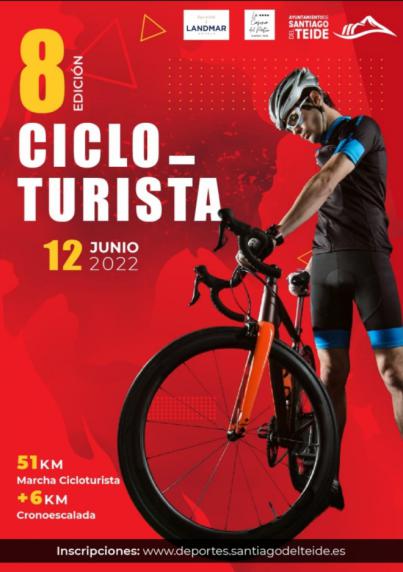 220 ciclistas participarán este domingo en la VIII edición de la Cicloturista de Santiago del Teide
