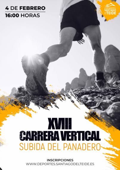 180 corredores participarán en la XVIII edición de la Carrera Vertical Subida del Panadero