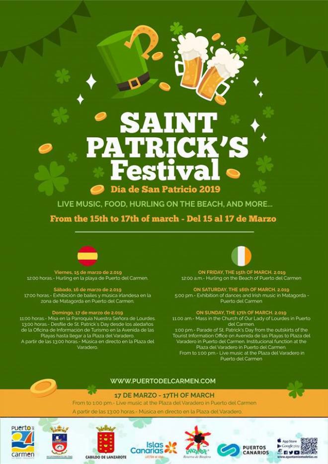Puerto del Carmen celebra la festividad de St. Patrick’s Day con las buenas cifras del turismo irlandés