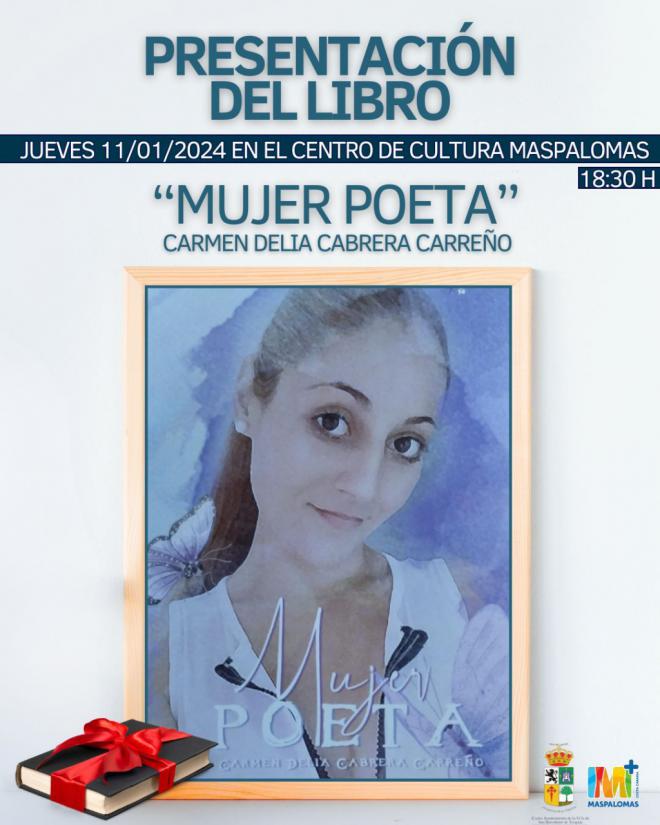 Carmen Delia Cabrera ofrece su poemario intimista ‘Mujer poeta’