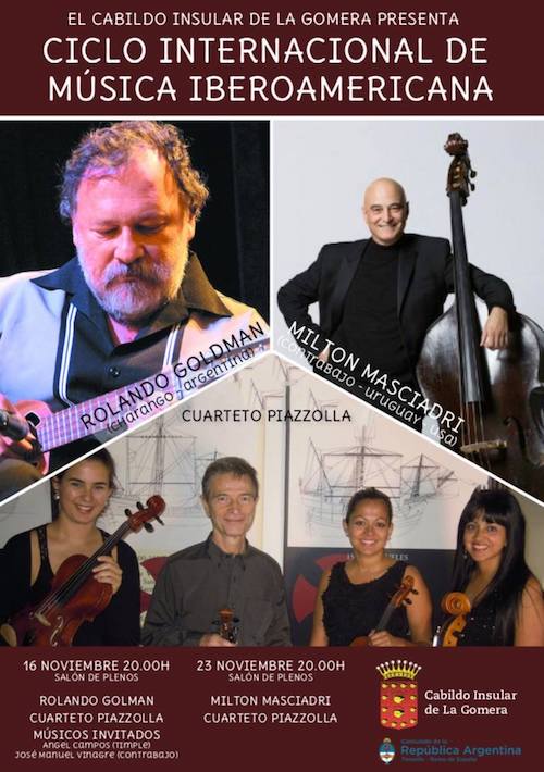 El Ciclo Internacional de Música Iberoamericana llenará de sonidos a La Gomera
