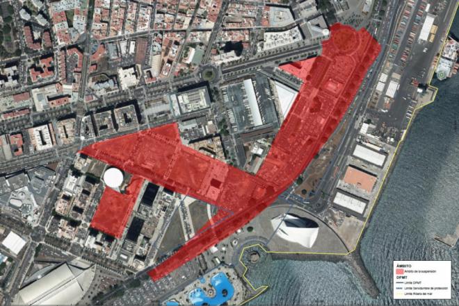 Suspensión temporal del PGO de Santa Cruz para la implantación de la futura Ciudad de la Justicia