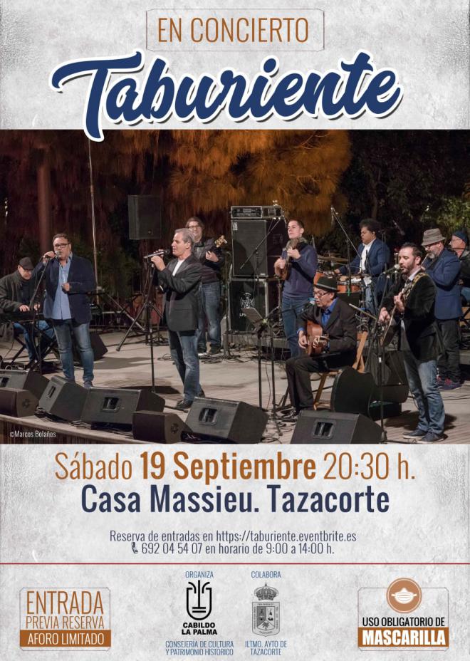 Concierto gratuito del grupo de folklore canario Taburiente