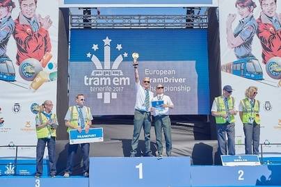 El tranvía de París gana el campeonato de conductores de tranvía