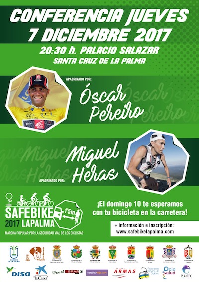 Óscar Pereiro apadrinará la marcha ciclista ‘Safe Bike La Palma’