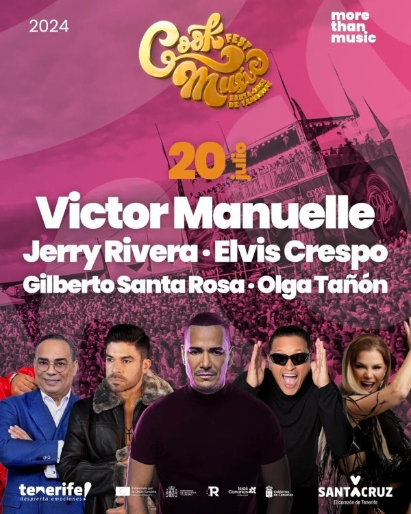 Cook Music Fest convertirá a Santa Cruz en la capital de la salsa