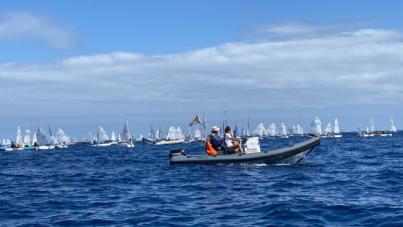 Suspendida la segunda jornada de la Copa España Optimist por falta de viento