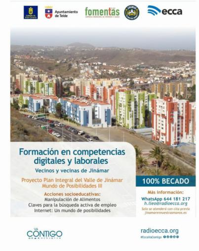 El Plan Integral de Jinámar y Radio Ecca ponen en marcha el proyecto ‘Mundo de posibilidades III’