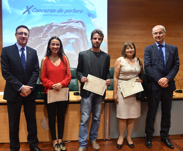 Davide de Battaglia ganador del X Concurso de pintura Pedro Modesto Campos