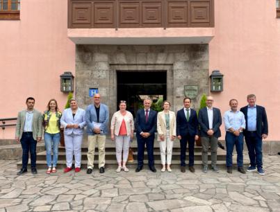 Zapata: “El apoyo de Europa será clave para el plan de recuperación de La Palma. Los necesitamos cerca”