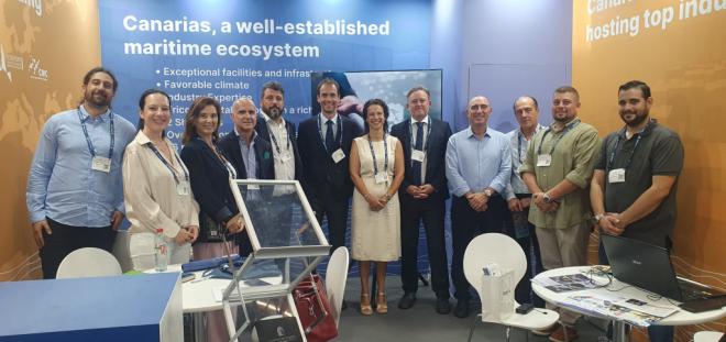 Representación canaria en la Feria SMM de Hamburgo