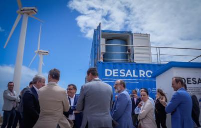 Canarias culmina con éxito una plataforma de desalación innovadora