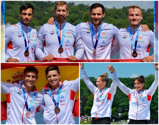 España oro en los Campeonatos del Mundo de piragüismo sprint