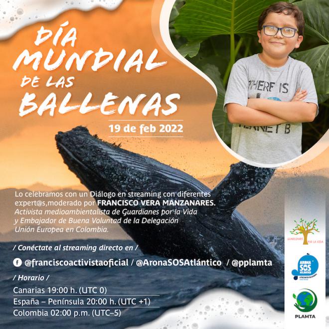 Arona Sos Atlántico celebra el día mundial de las ballenas