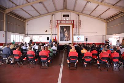 El Cabildo de Lanzarote celebra la festividad del patrón de los bomberos San Juan de Dios