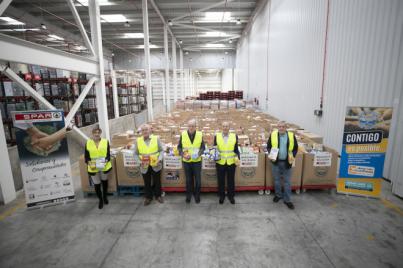 Spar Gran Canaria entrega más de 36 toneladas de mercancía solidaria al Banco de Alimentos