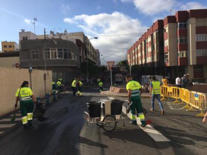 Telde recoge casi 4 toneladas de residuos durante el fin de semana de Carnaval