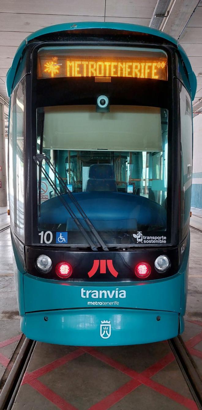 Los tranvías lucen el distintivo de Transporte Sostenible por su compromiso con el medio ambiente
