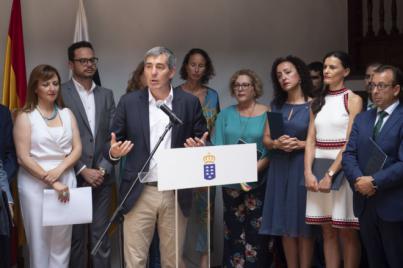 Clavijo tiene la "firme convicción" de que actuó por el interés general en el caso Grúas