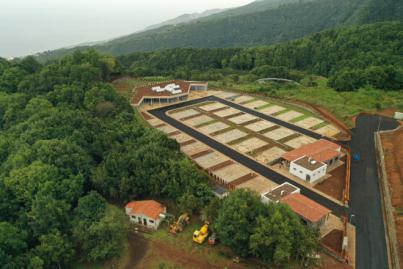 Recta final del caravaning de Barlovento, un camping boutique único en Canarias