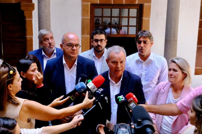 “Los grandes asuntos pendientes de La Palma siguen exactamente igual que hace un año'