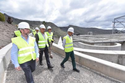 Implantan el secado solar de fangos en la depuradora Adeje-Arona