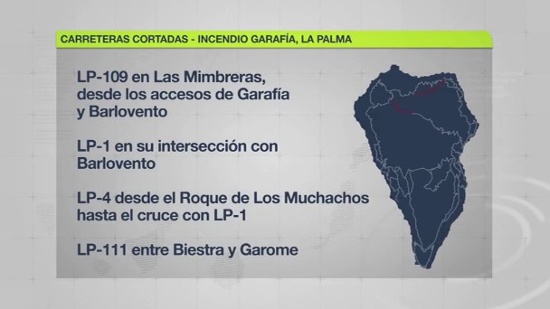 El incendio de La Palma, cerca de ser estabilizado, cuenta con tres frentes activos