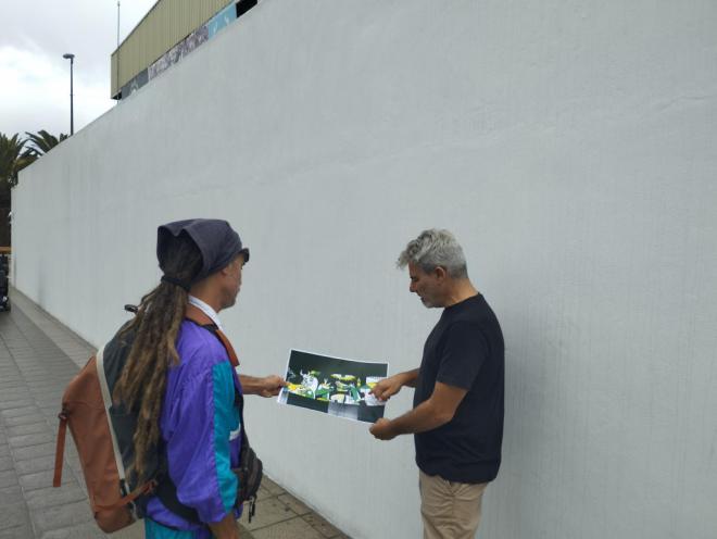 Mural participativo de apoyo a Palestina inspirado en el “Guernica” de Picasso