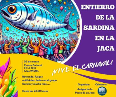 Arico celebrará el entierro de la sardina en La Jaca