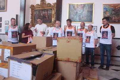 La solidaridad de los atletas supera la tonelada de alimentos