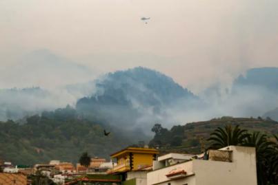 Las hectáreas afectadas suben a 8.400 y el viento podría "complicar" la noche
 
