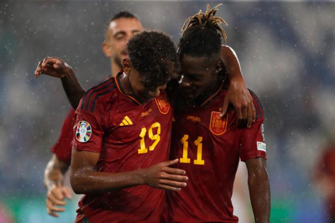 Goleada de España en Georgia