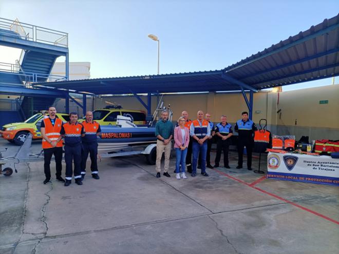 Protección Civil de San Bartolomé de Tirajana potencia sus medios técnicos, materiales y humanos