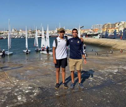 Fernando Cebrián y Jacobo Pons, preparados para el Campeonato Mundial Juvenil ILCA 4 2022
