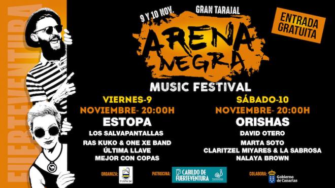 Gran Tarajal recibe el Festival Arena Negra con Orishas y Estopa como cabezas de cartel
