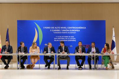 Torres destaca el liderazgo de las islas como puente atlántico en la apertura en La Laguna del 'I Foro de Alto Nivel Centroamérica y Caribe/UE'