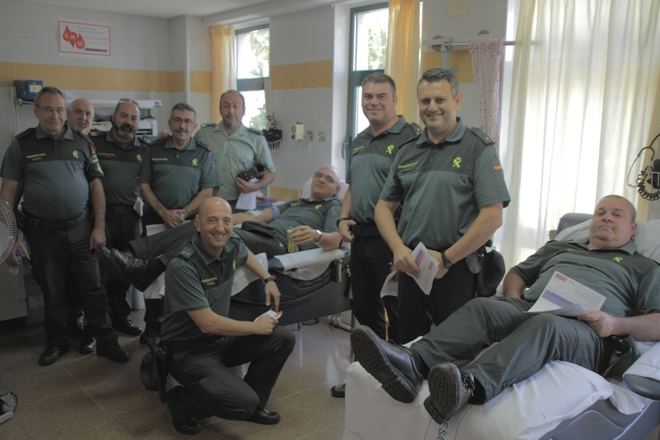 La Guardia Civil se une a la campaña del Día Mundial del Donante de Sangre
