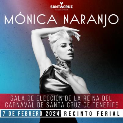 Mónica Naranjo, artista invitada del Carnaval de Santa Cruz de Tenerife