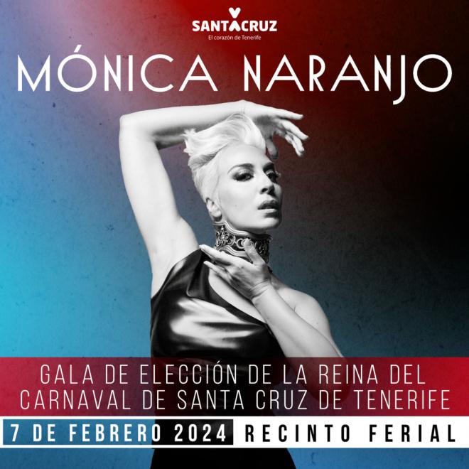Mónica Naranjo, artista invitada del Carnaval de Santa Cruz de Tenerife