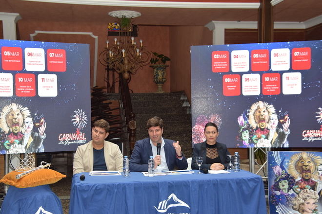 Programación de actos del Carnaval de Los Gigantes 2023