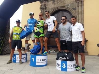 Francisco Santana y Anabel de la Rosa ganan la Vulcan Race 21 kilómetros de Garachico