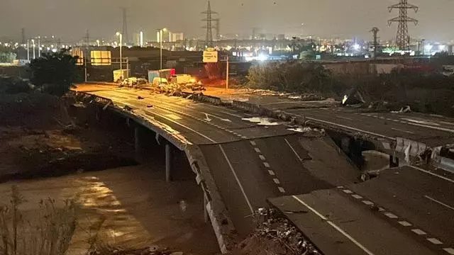Los estragos del paso de la DANA por Valencia, en imágenes